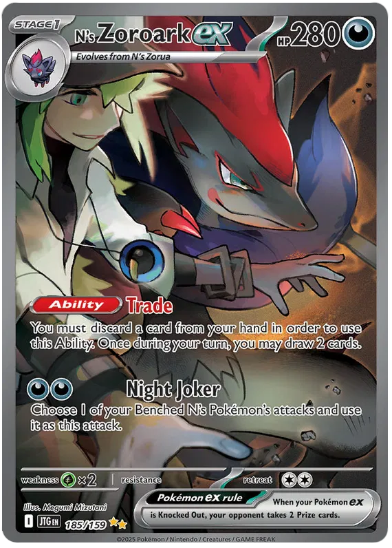 Journey Together - 185/159 - N's Zoroark ex