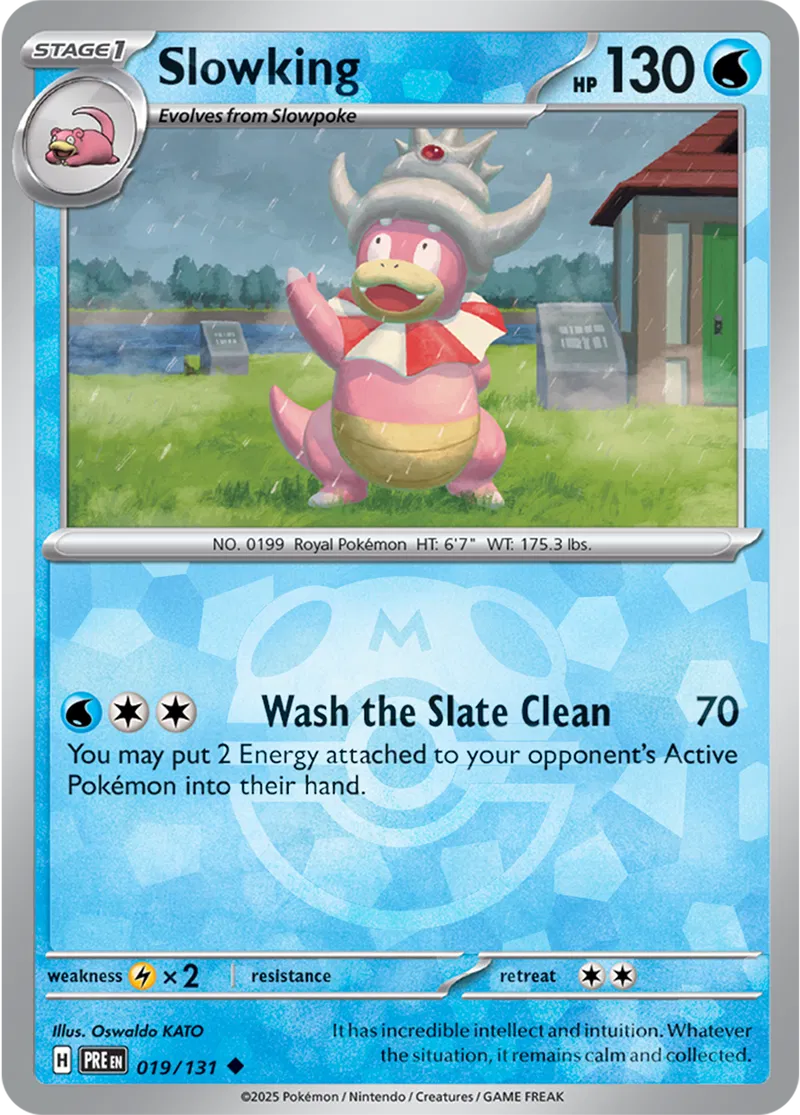 Prismatic Evolutions - 019/131 - Slowking (Master Ball Holo)