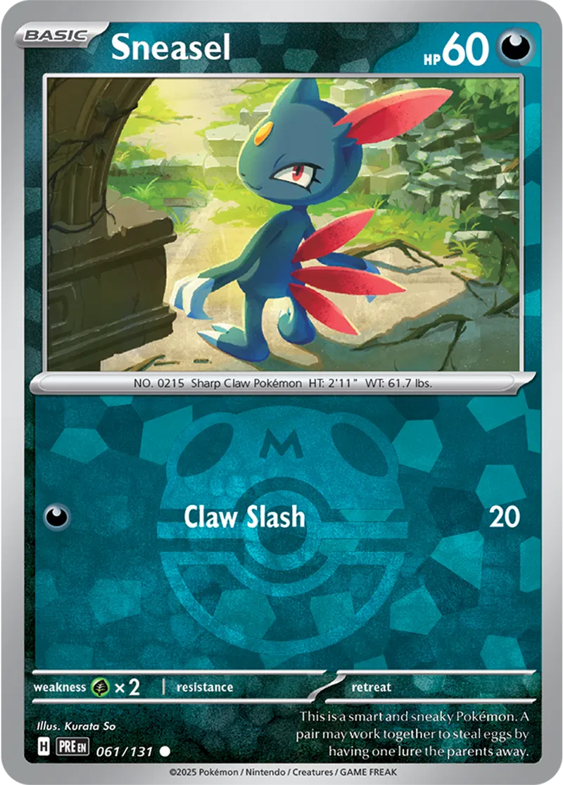 Prismatic Evolutions - 061/131 - Okidogi (Master Ball Holo)