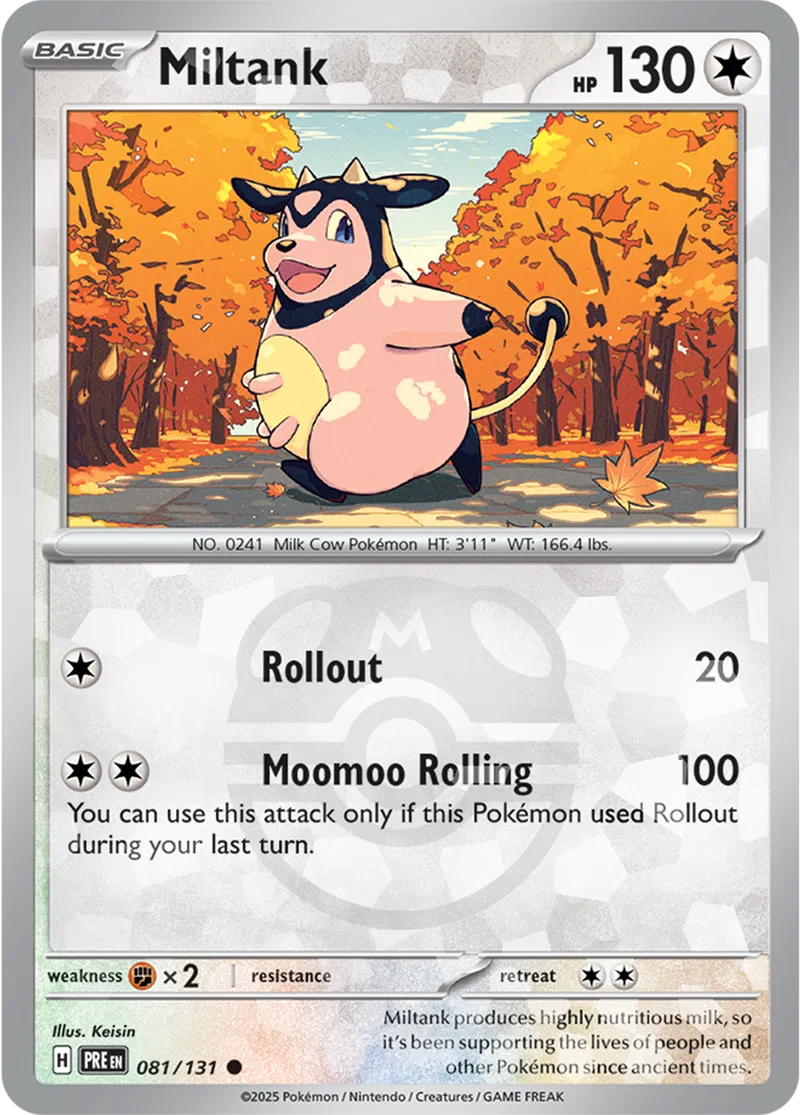 Prismatic Evolutions - 081/131 - Miltank (Master Ball Holo)