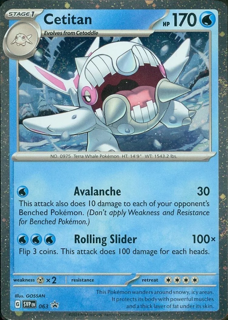 Scarlet & Violet Promos - SVP063 - Cetitan (Cosmos Holo)