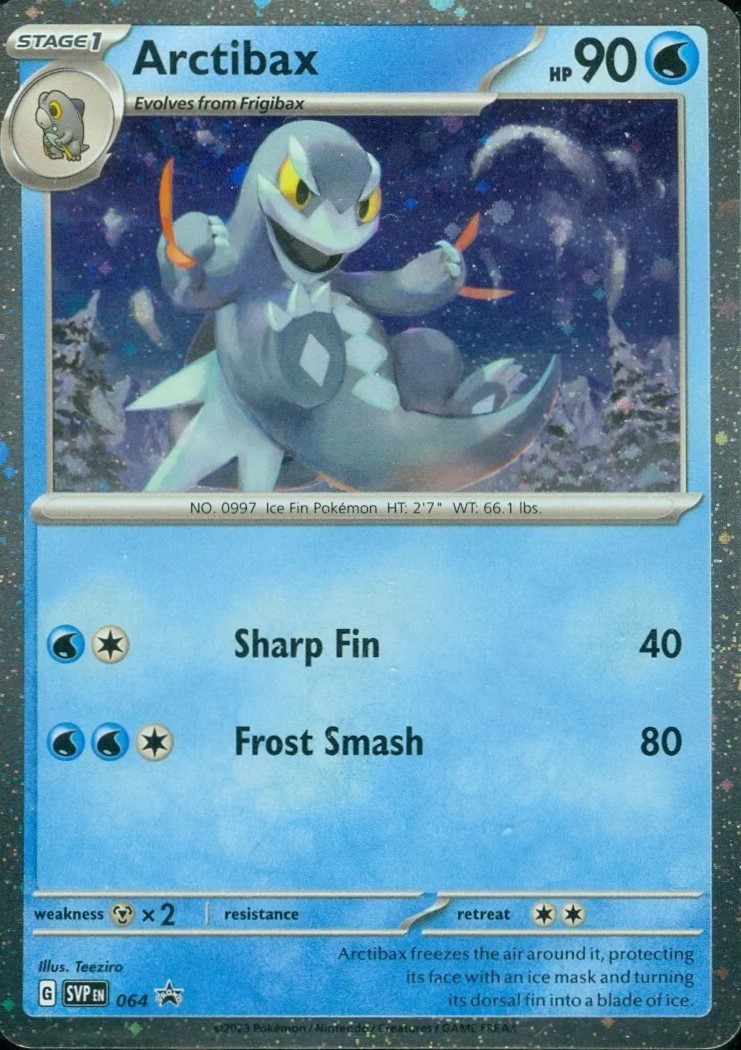 Scarlet & Violet Promos - SVP064 - Arctibax (Cosmos Holo)