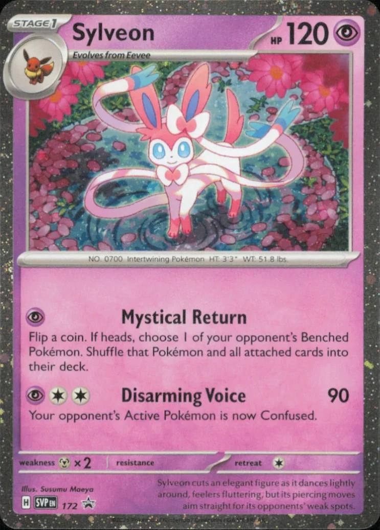 Scarlet & Violet Promos - SVP172 - Sylveon (Cosmos Holo)