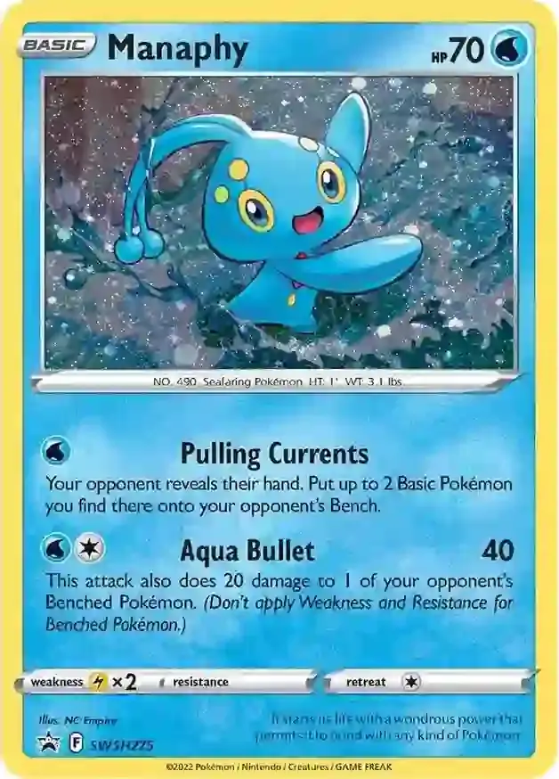 Sword & Shield Promos - SWSH275 - Manaphy (Holo)