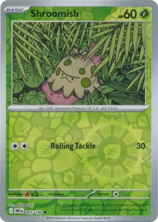 Destined Rivals - 005/182 - Shroomish (Reverse Holo)