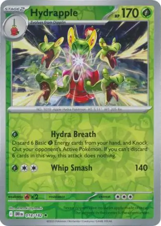 Destined Rivals - 018/182 - Hydrapple (Reverse Holo)