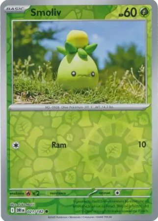 Destined Rivals - 021/182 - Smoliv (Reverse Holo)