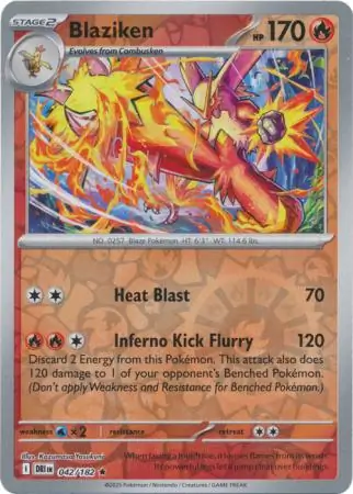 Destined Rivals - 042/182 - Blaziken (Reverse Holo)