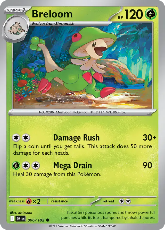 Destined Rivals - 006/182 - Breloom