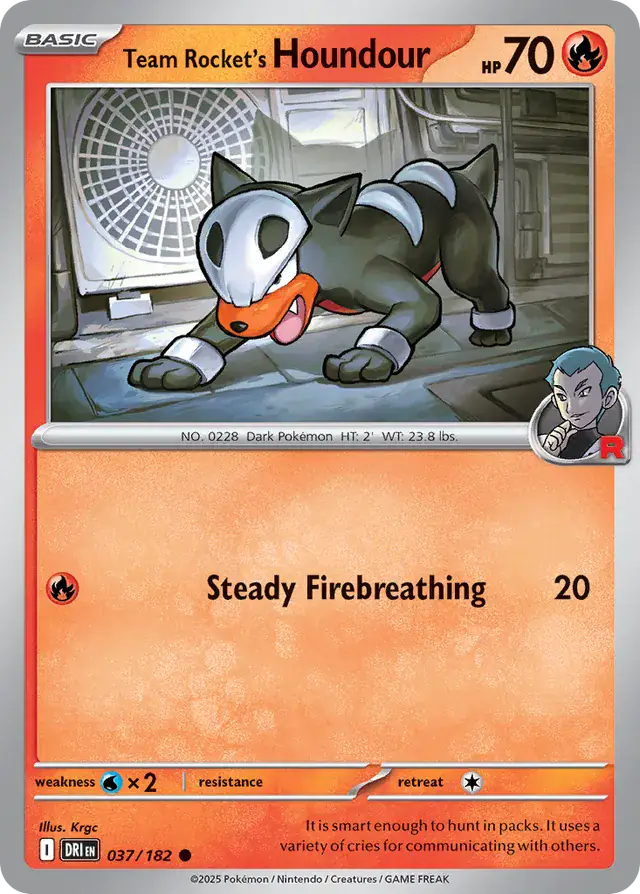 Destined Rivals - 037/182 - Team Rocket's Houndour