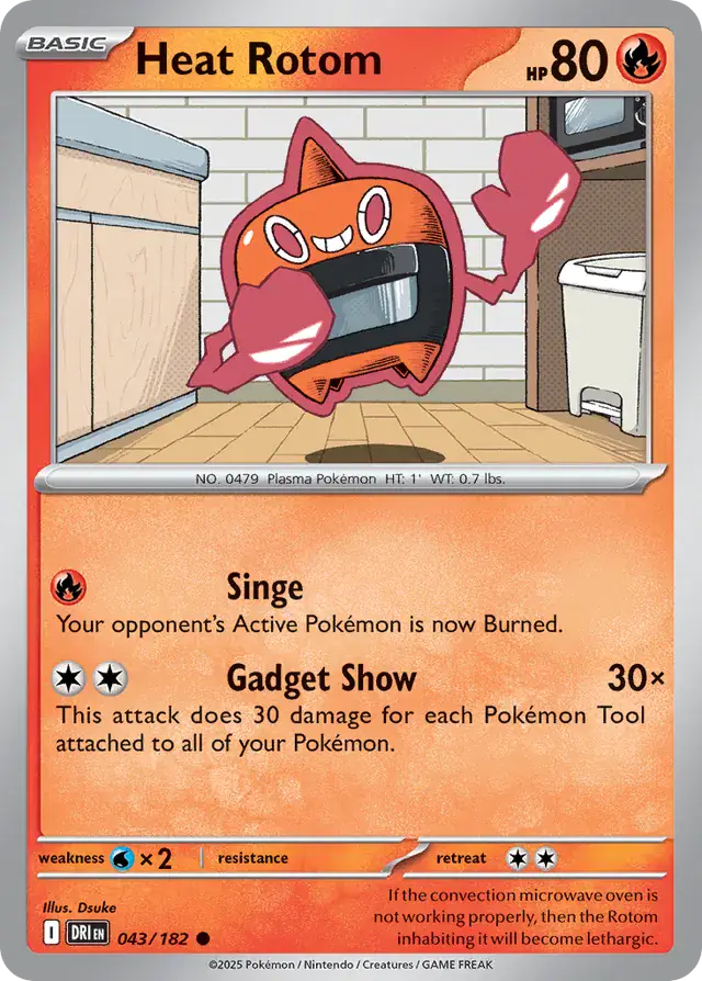 Destined Rivals - 043/182 - Heat Rotom