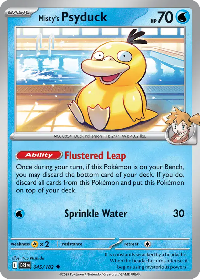Destined Rivals - 045/182 - Misty's Psyduck