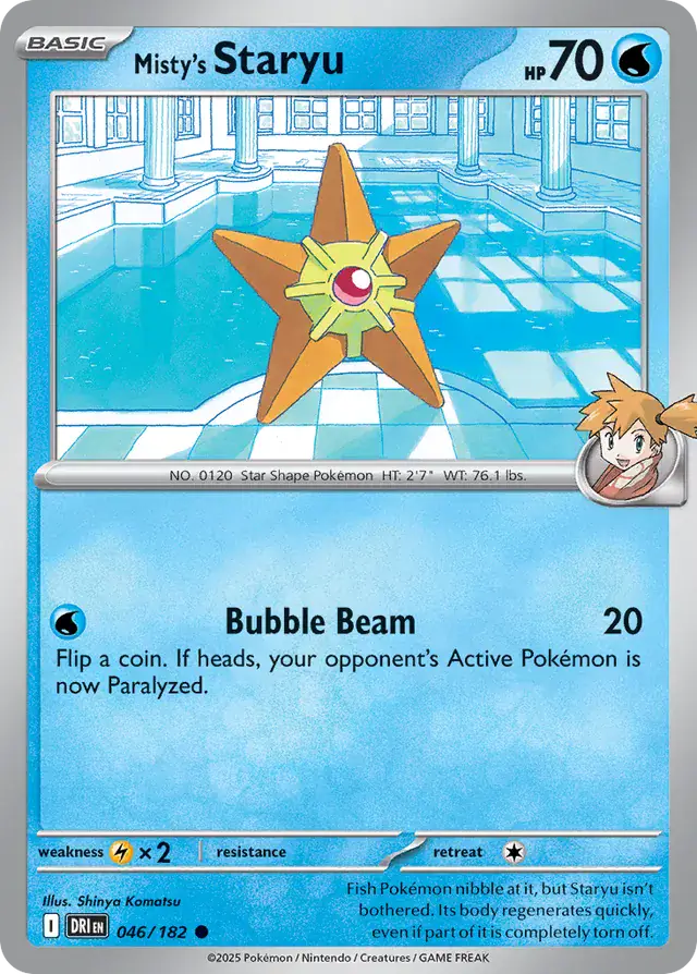Destined Rivals - 046/182 - Misty's Staryu