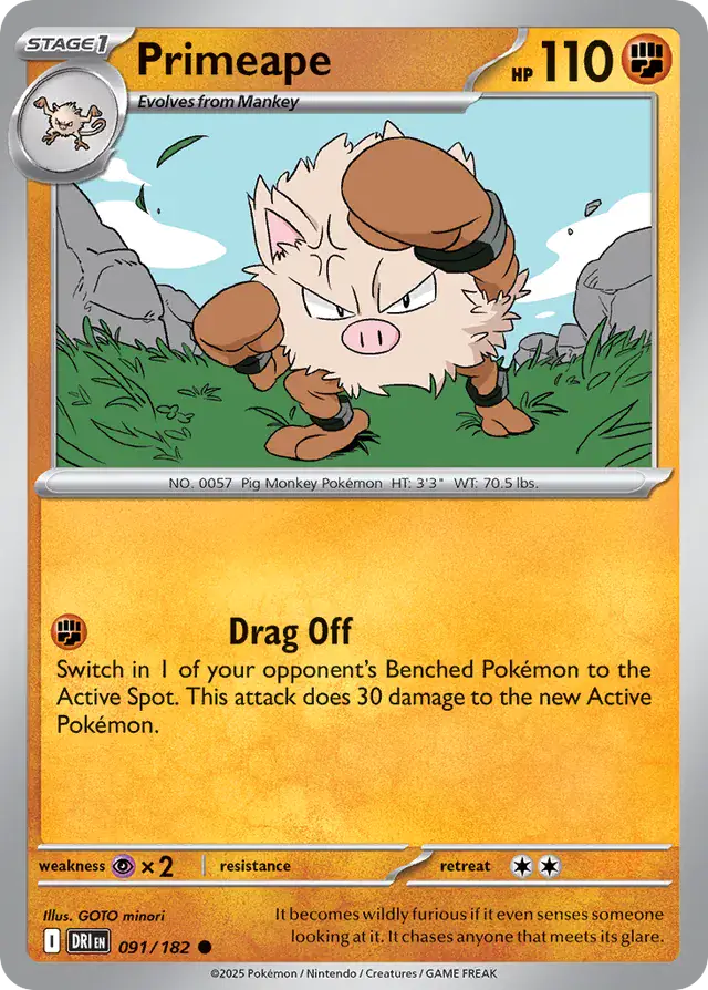 Destined Rivals - 091/182 - Primeape