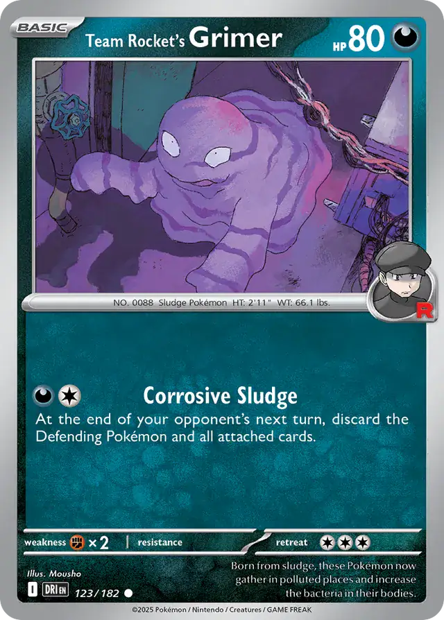 Destined Rivals - 123/182 - Team Rocket's Grimer