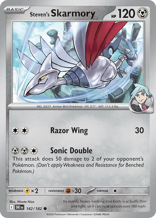 Destined Rivals - 142/182 - Steven's Skarmory