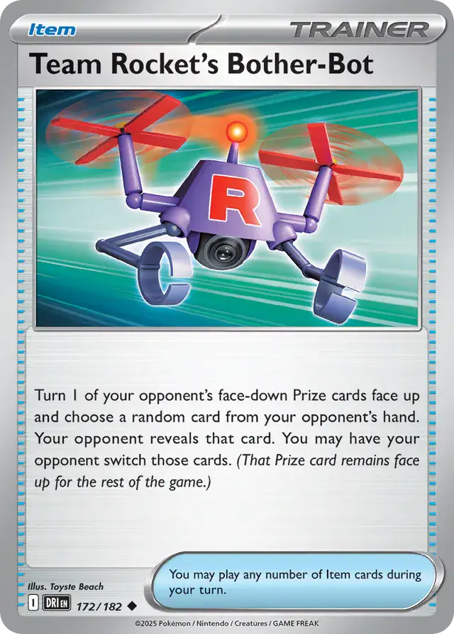 Destined Rivals - 172/182 - Team Rocket's Bother-Bot
