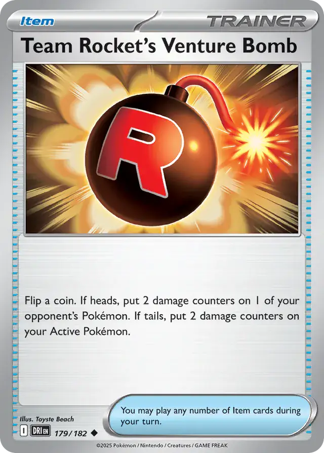 Destined Rivals - 179/182 - Team Rocket's Venture Bomb