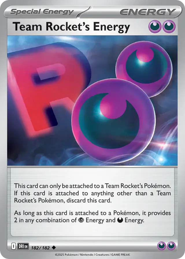 Destined Rivals - 182/182 - Team Rocket's Energy