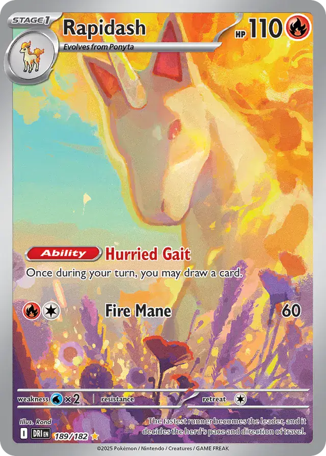 Destined Rivals - 189/182 - Rapidash