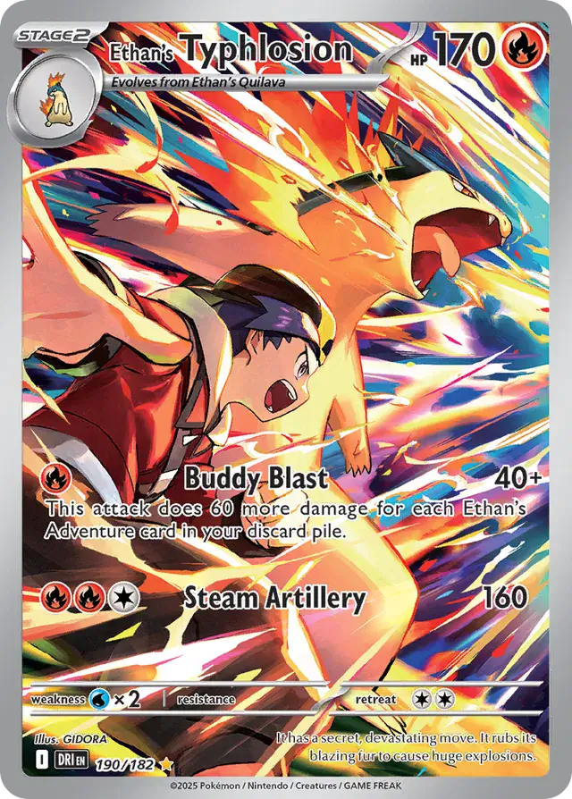 Destined Rivals - 190/182 - Ethan's Typhlosion