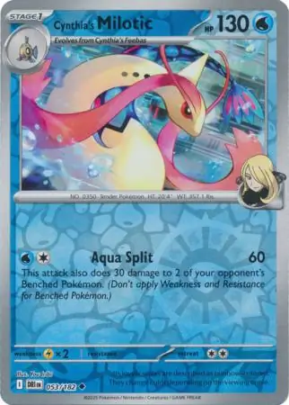 Destined Rivals - 053/182 - Cynthia's Milotic (Reverse Holo)