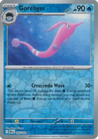 Destined Rivals - 056/182 - Gorebyss (Reverse Holo)