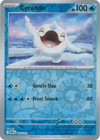 Destined Rivals - 064/182 - Cetoddle (Reverse Holo)