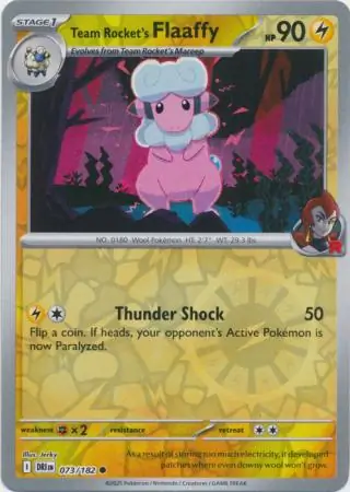 Destined Rivals - 073/182 - Team Rocket's Flaaffy (Reverse Holo)