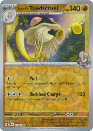 Destined Rivals - 110/182 - Arven's Toedscruel (Reverse Holo)