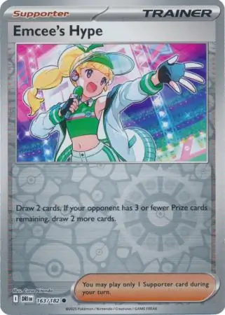Destined Rivals - 163/182 - Emcee's Hype (Reverse Holo)