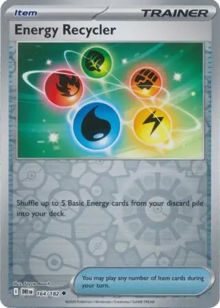 Destined Rivals - 164/182 - Energy Recycler (Reverse Holo)