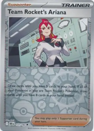 Destined Rivals - 171/182 - Team Rocket's Ariana (Reverse Holo)