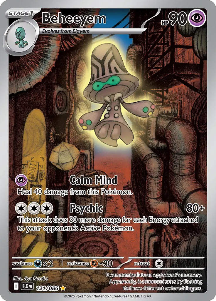 BLK - Black Bolt - 121/086 - Beheeyem