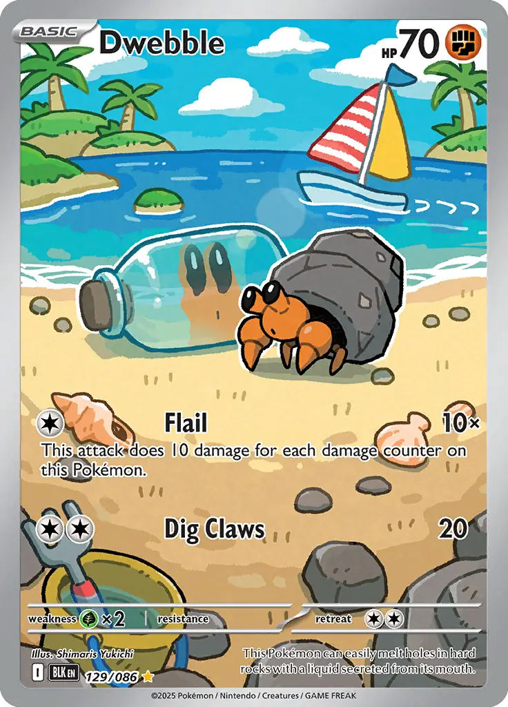 BLK - Black Bolt - 129/086 - Dwebble