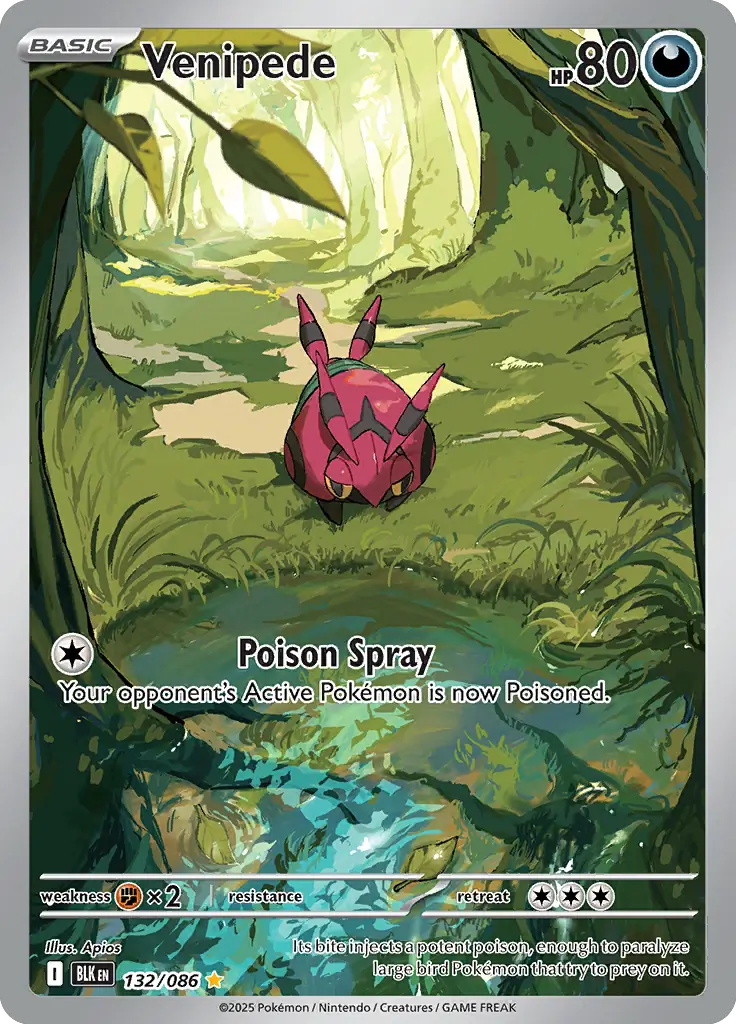 BLK - Black Bolt - 132/086 - Venipede