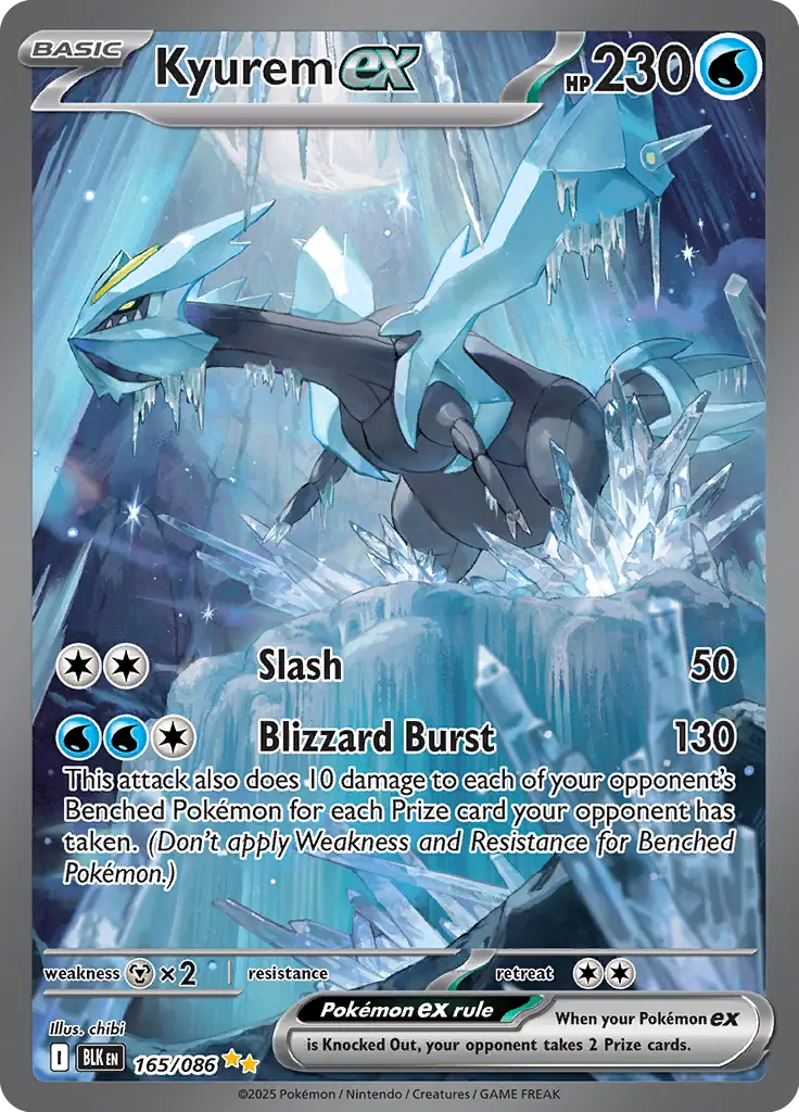 BLK - Black Bolt - 165/086 - Kyurem ex