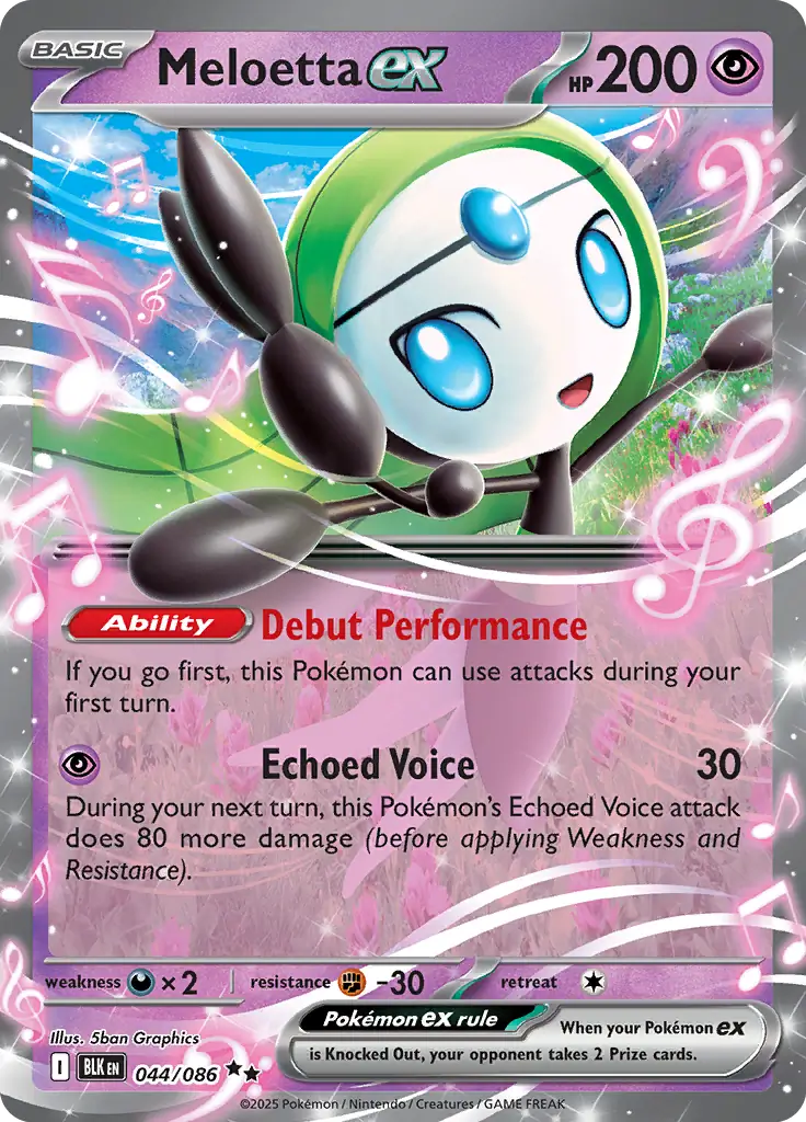 BLK - Black Bolt - 044/086 - Meloetta ex