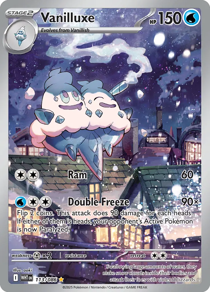 WHT - White Flare - 113/086 - Vanilluxe