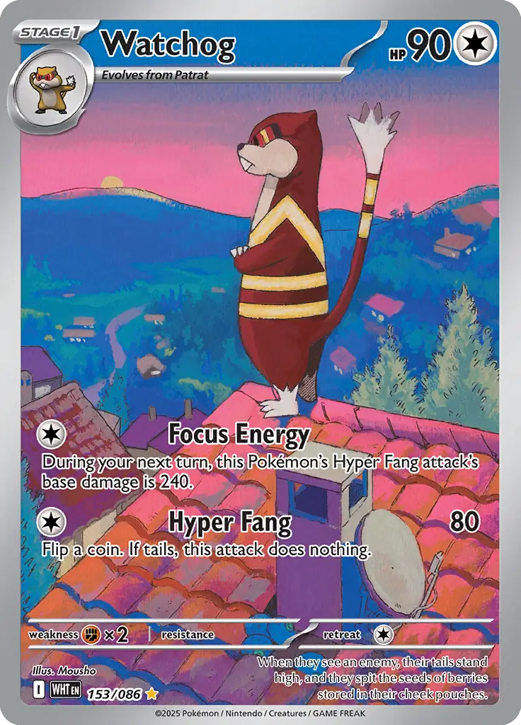 WHT - White Flare - 153/086 - Watchog