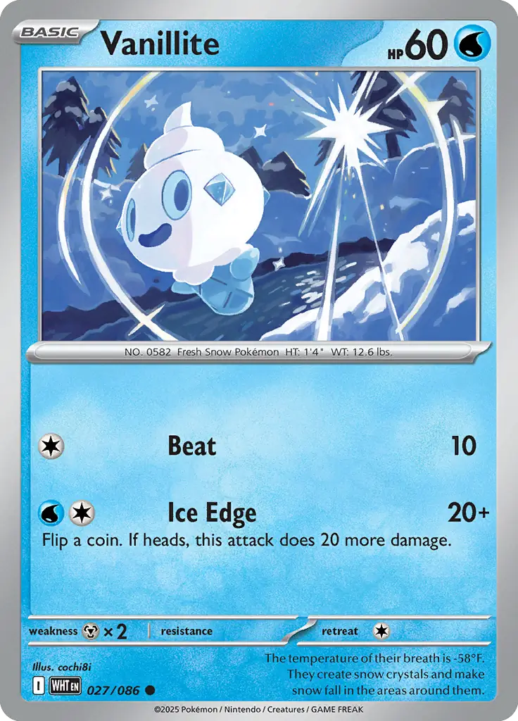 WHT - White Flare - 027/086 - Vanillite