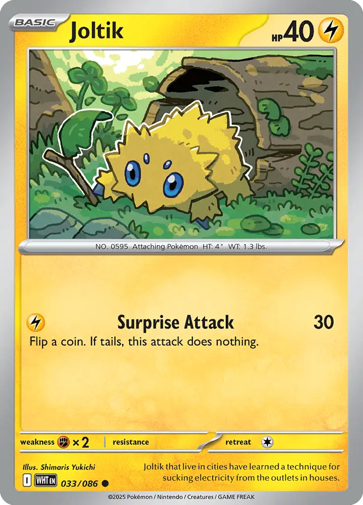 WHT - White Flare - 033/086 - Joltik