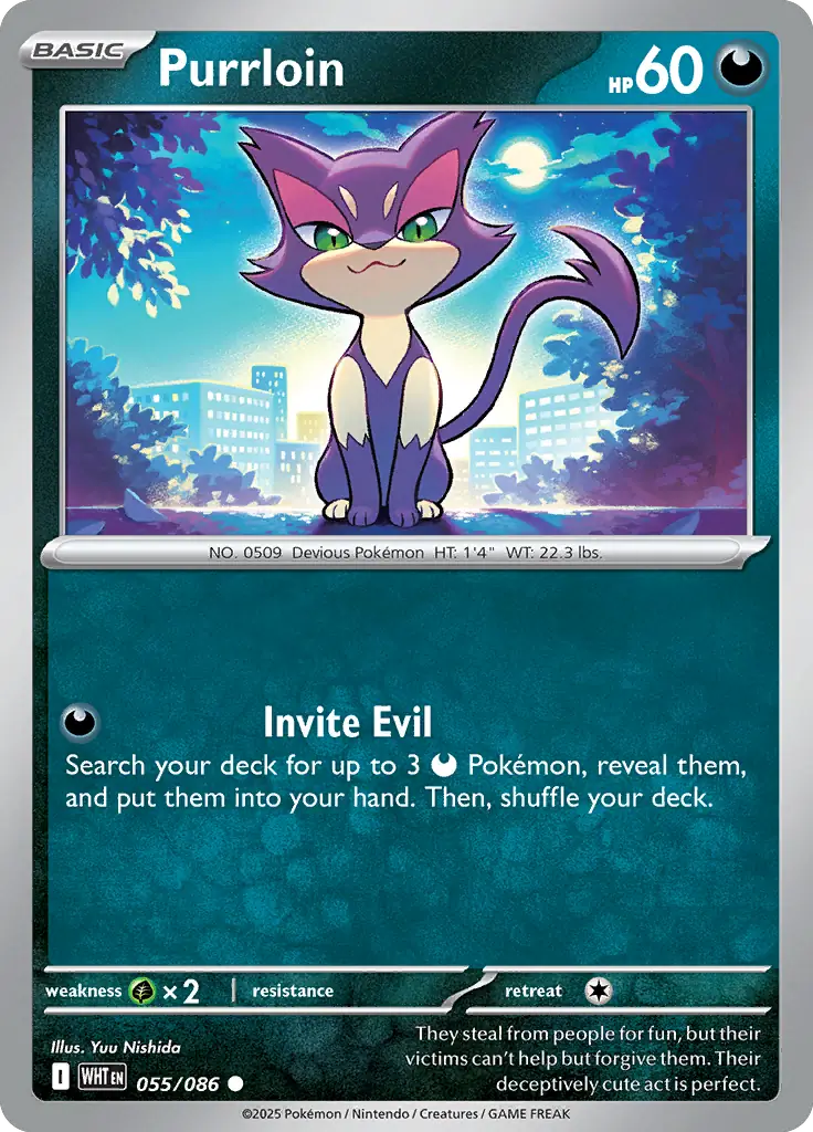 WHT - White Flare - 055/086 - Purrloin