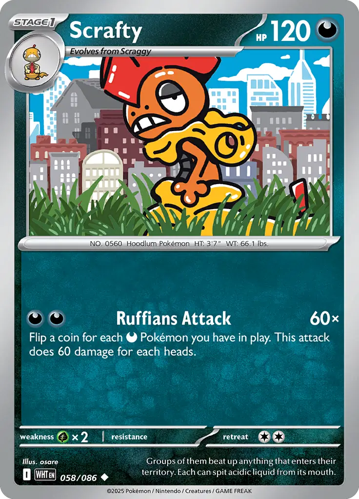 WHT - White Flare - 058/086 - Scrafty