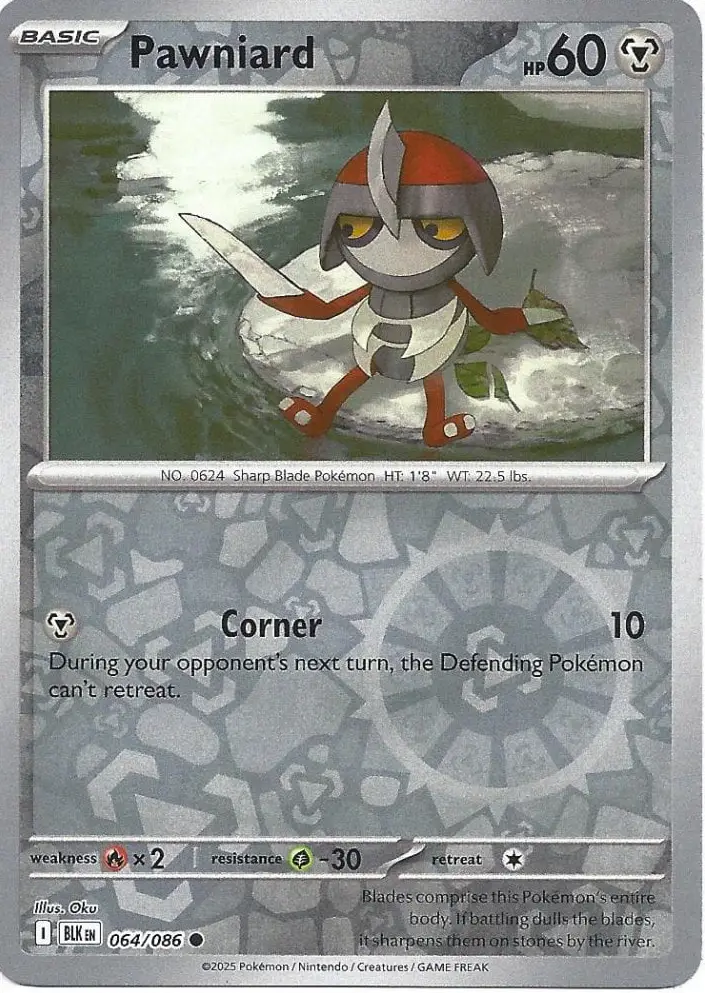 BLK - Black Bolt - 064/086 - Pawniard (Reverse Holo)