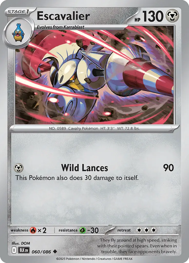 BLK - Black Bolt - 060/086 - Escavalier