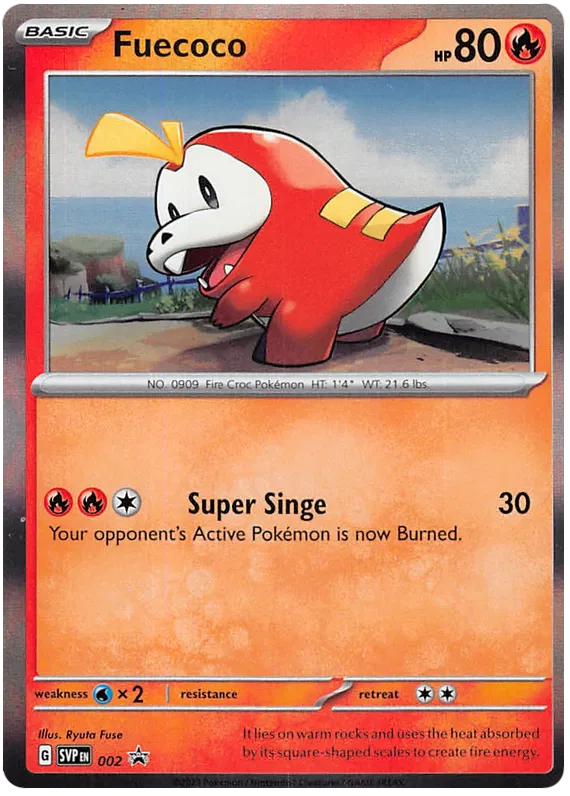 Scarlet & Violet Promos - SVP002 - Fuecoco (Holo)