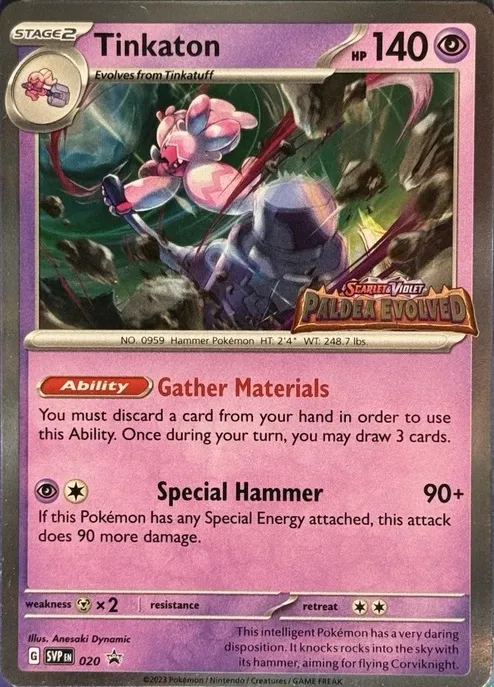 Scarlet & Violet Promos - SVP020 - Tinkaton (Stamped Holo)