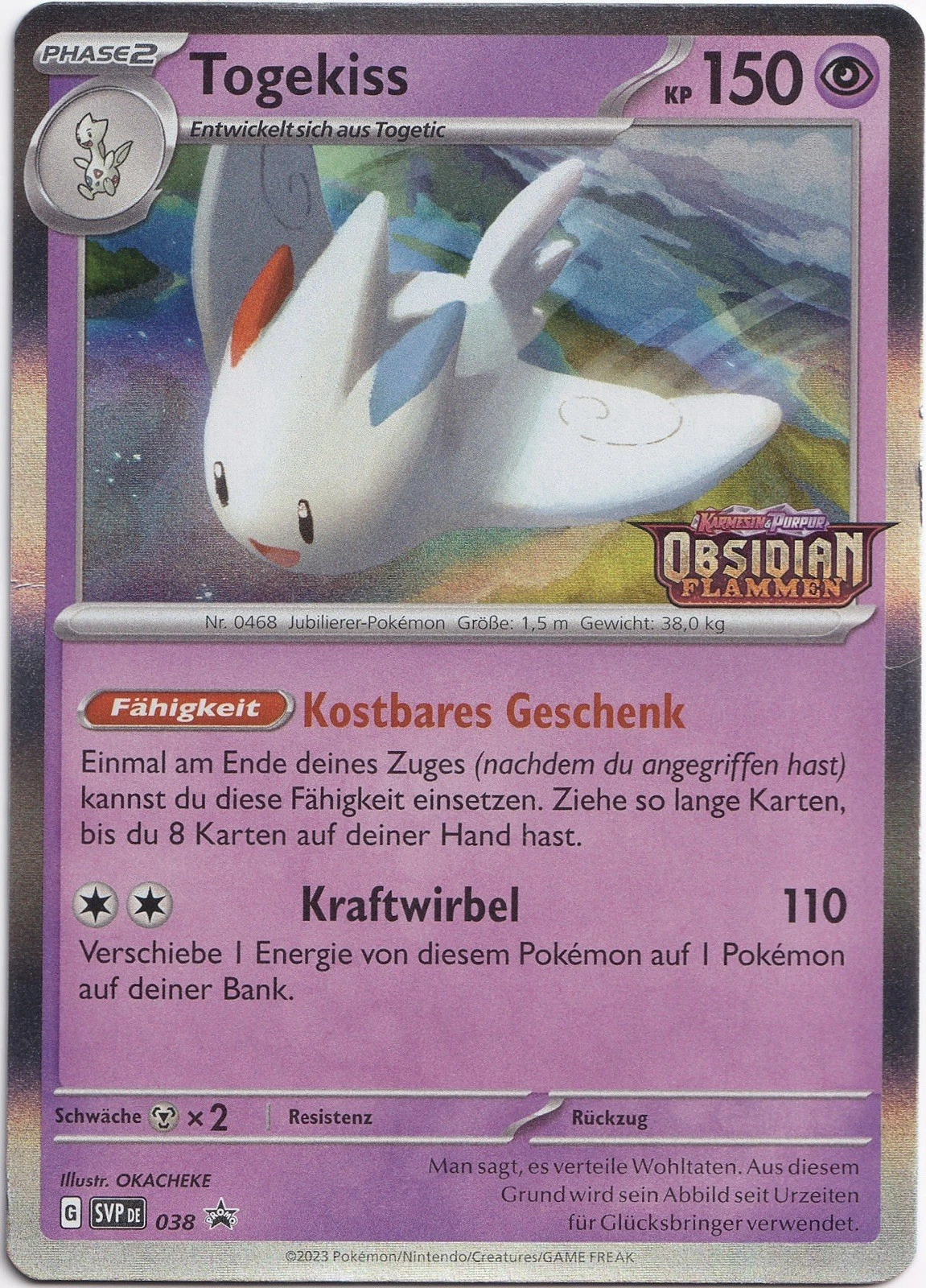 Scarlet & Violet Promos - SVP038 - Togekiss (Stamped Holo)