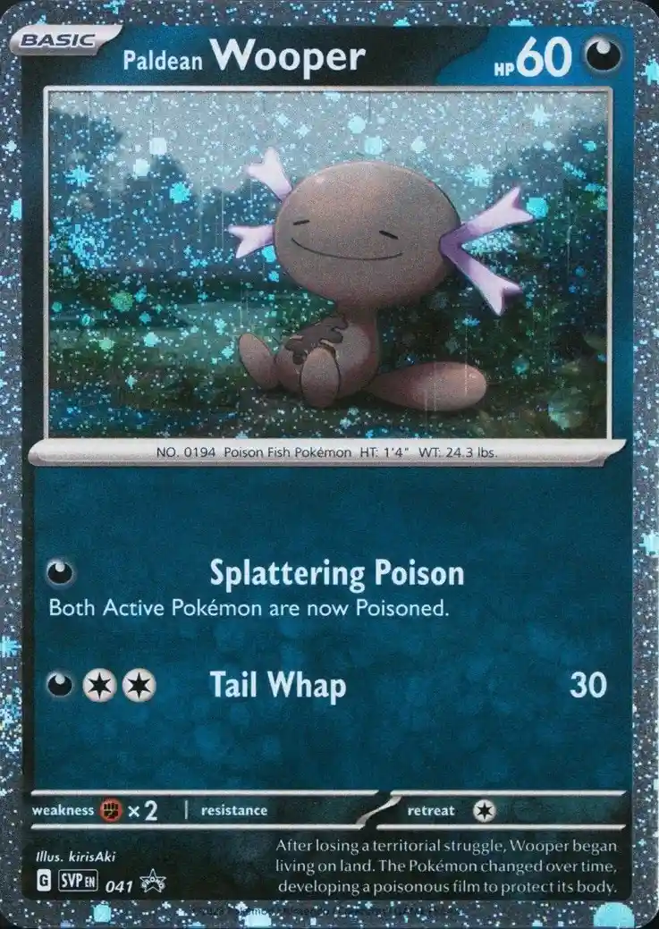 Scarlet & Violet Promos - SVP041 - Paldean Wooper (Cosmos Holo)